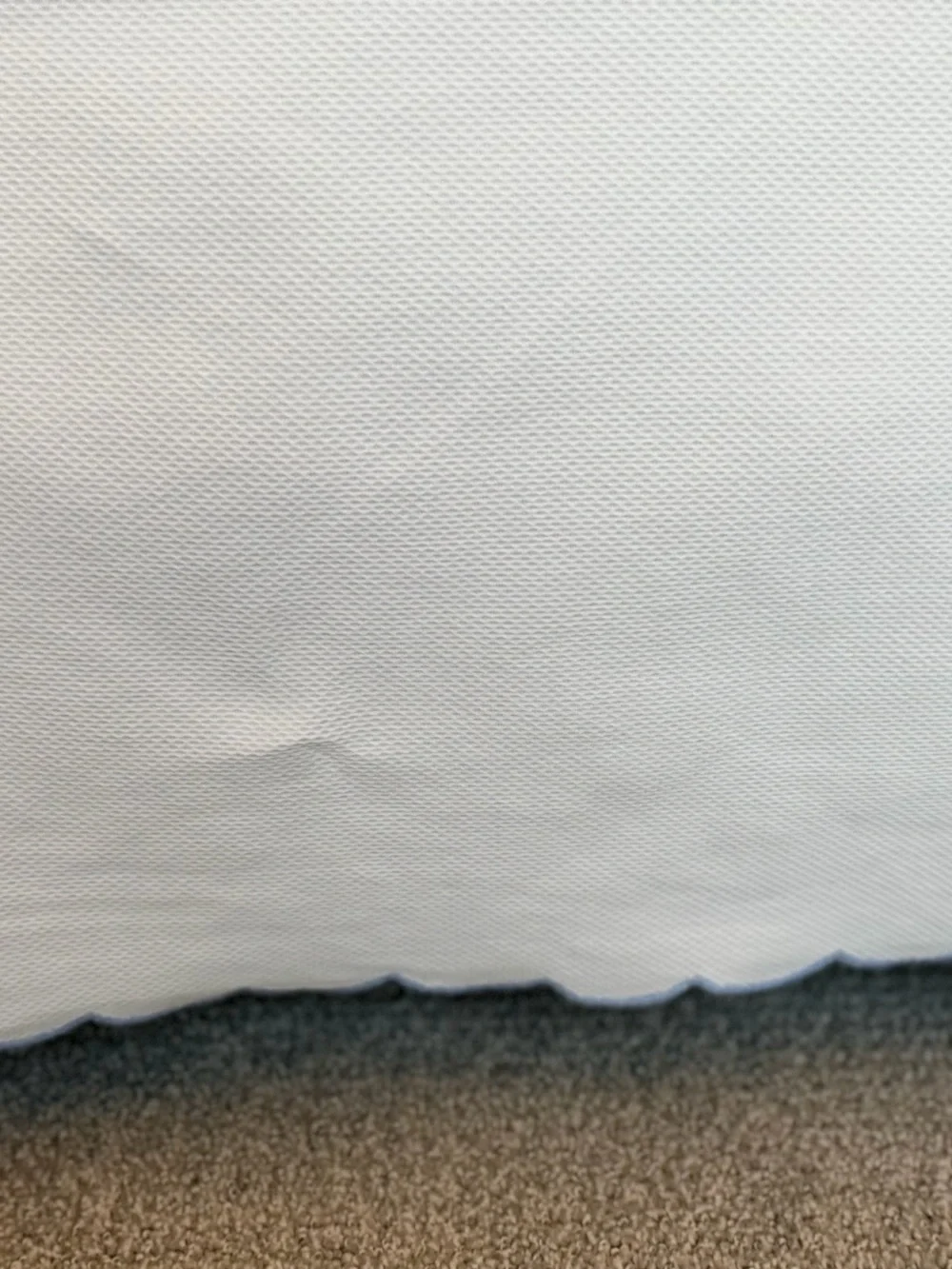 Pratesi Blanket Cover with Light Blue Trim